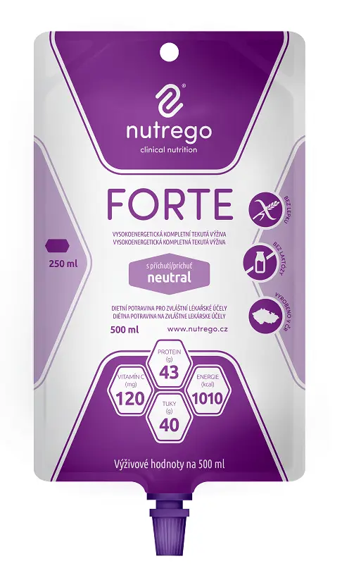 Nutrego Forte s příchutí neutral por.sol.12 x 500 ml