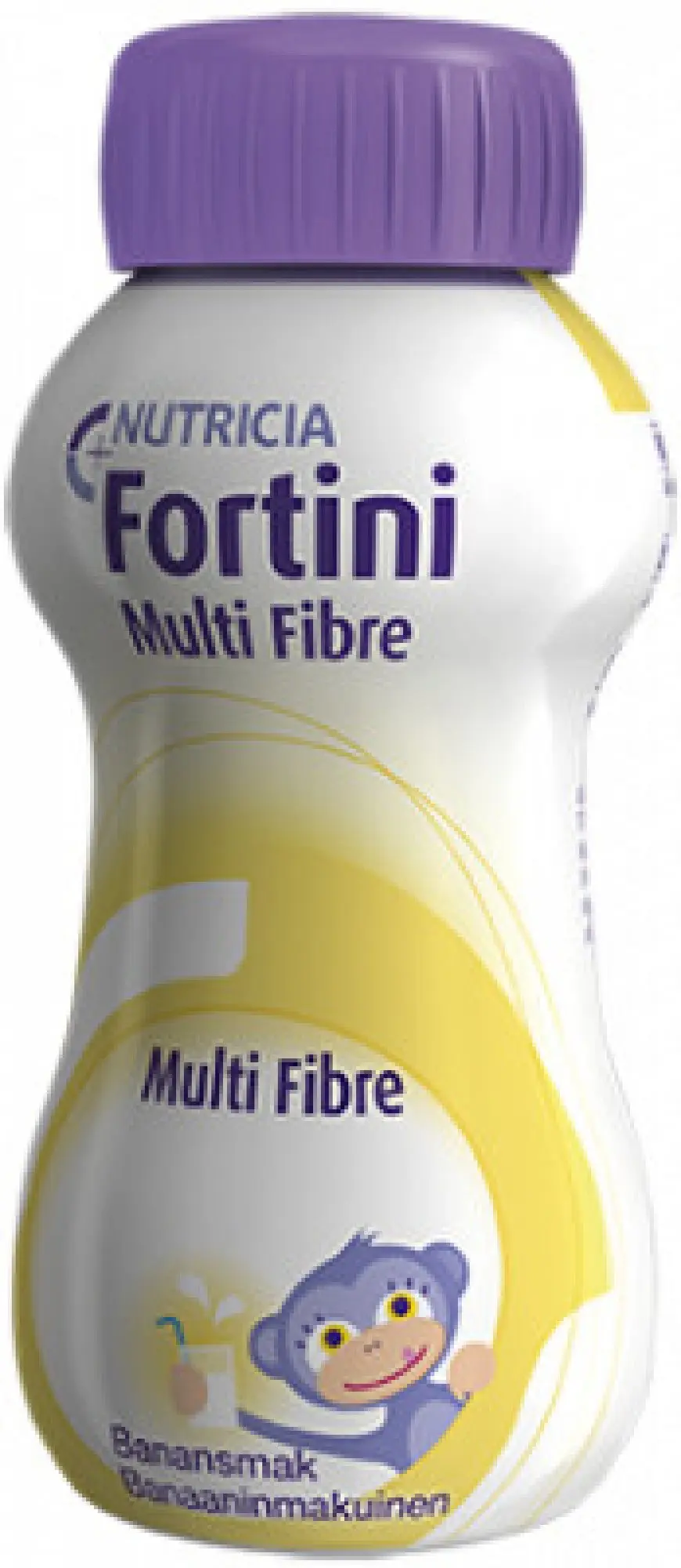 Fortini pro děti s vlákninou banánová příchuť por.sol. 1 x 200 ml