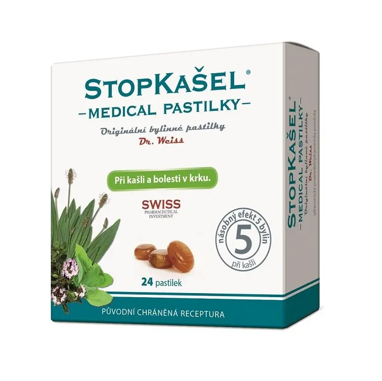 Dr. Weiss Stopkašel Medical 24 pastilek