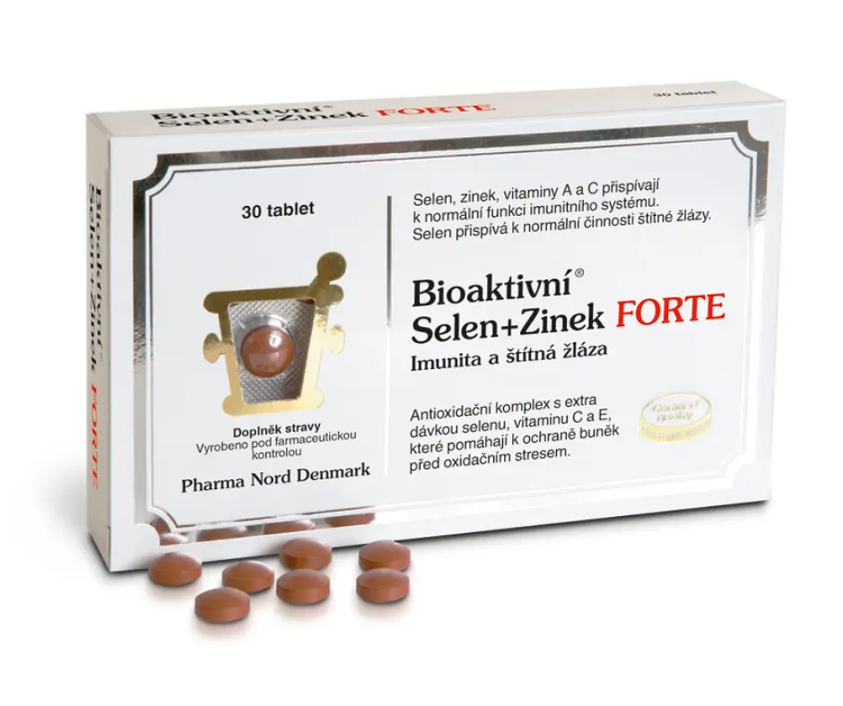 Bioaktivní Selen+Zinek FORTE 30 tablet