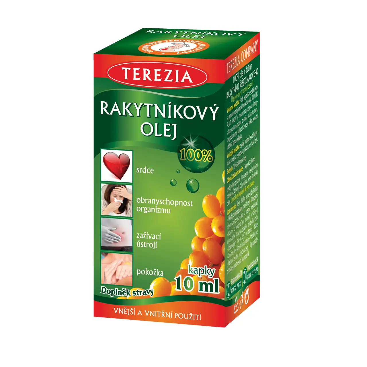 Terezia company Rakytníkový olej kapky 10 ml