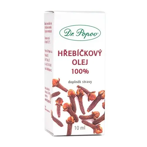 Dr. Popov Hřebíčkový olej 100% 10 ml