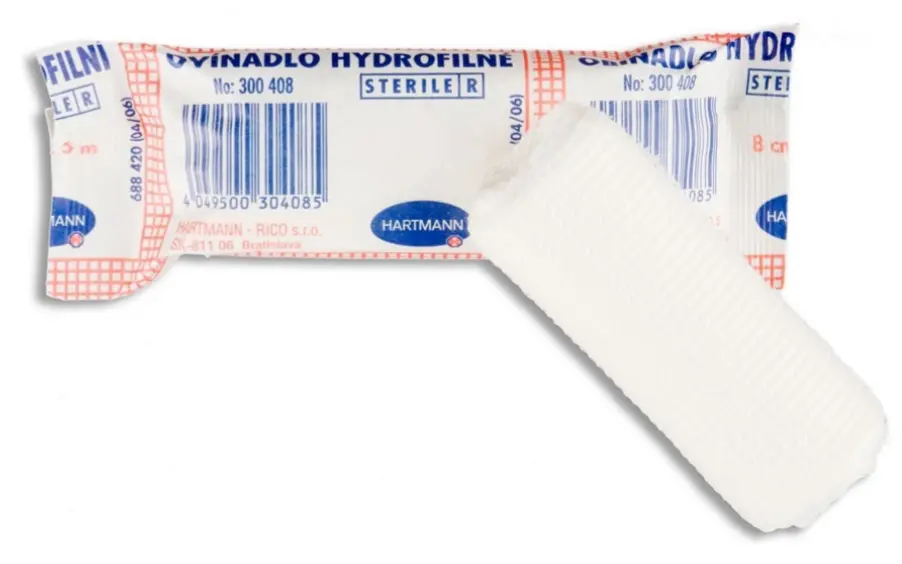 Steriwund Obinadlo hydrofilní pletené sterilní 6cm x 5m/1 ks