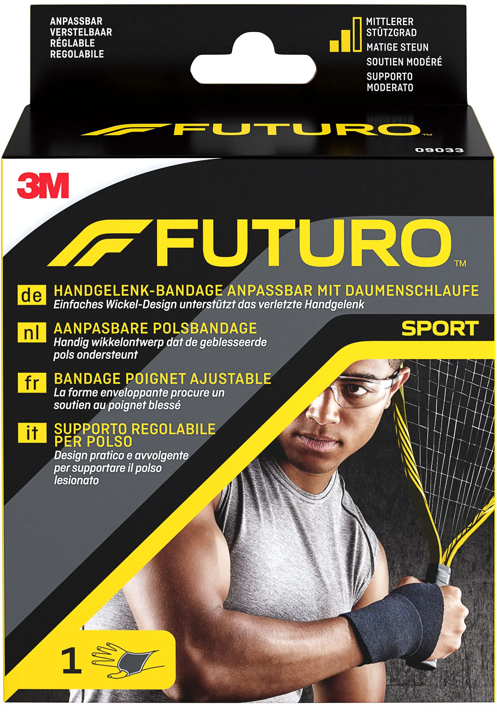 3M Futuro Sport nastavitelná zápěstní bandáž