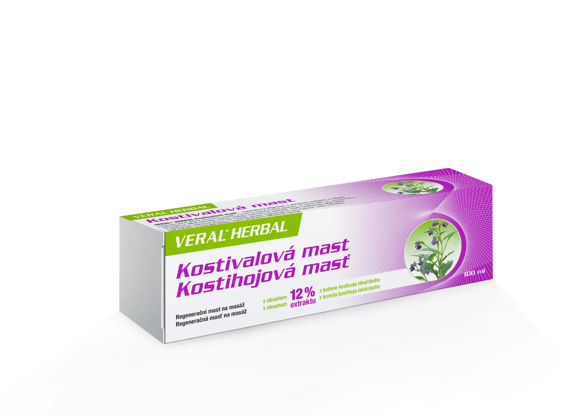 Herbacos Veral Herbal kostivalová mast 100 ml