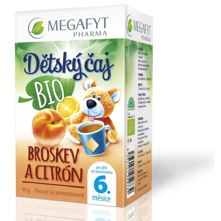 Megafyt broskev a citrón 20 x 2 g