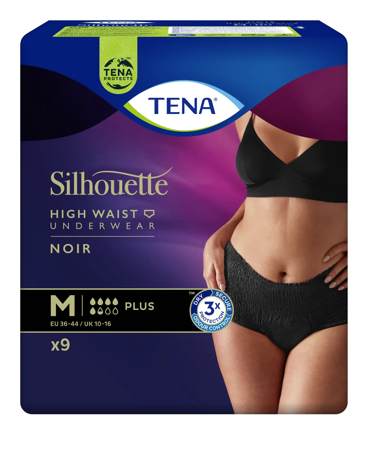 Tena Lady Pants Plus Noir M 9 ks 725264