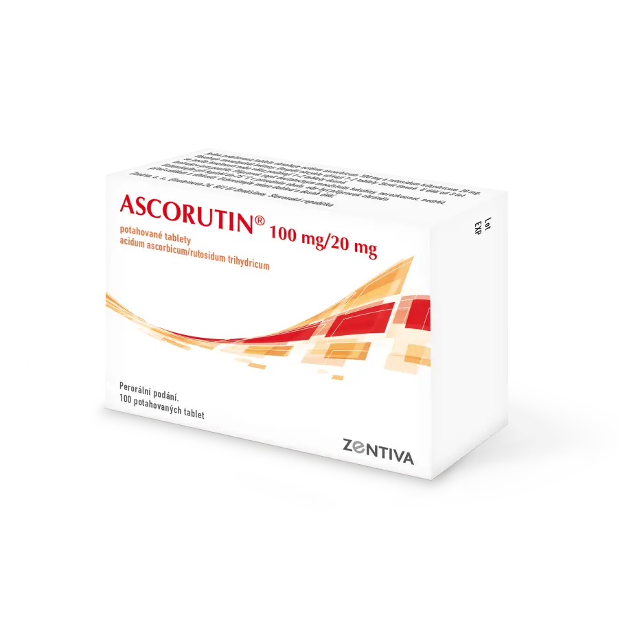 Ascorutin 100mg/20mg 100 tablet | Alphega.cz