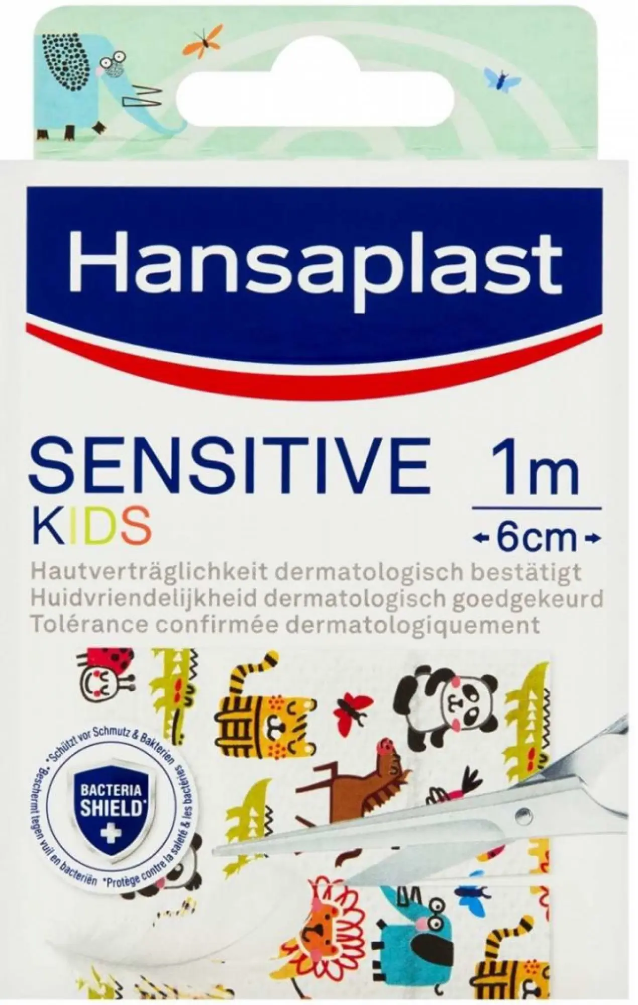 Hansaplast Sensitive Kids zvířátka náplast 1 m x 6 cm