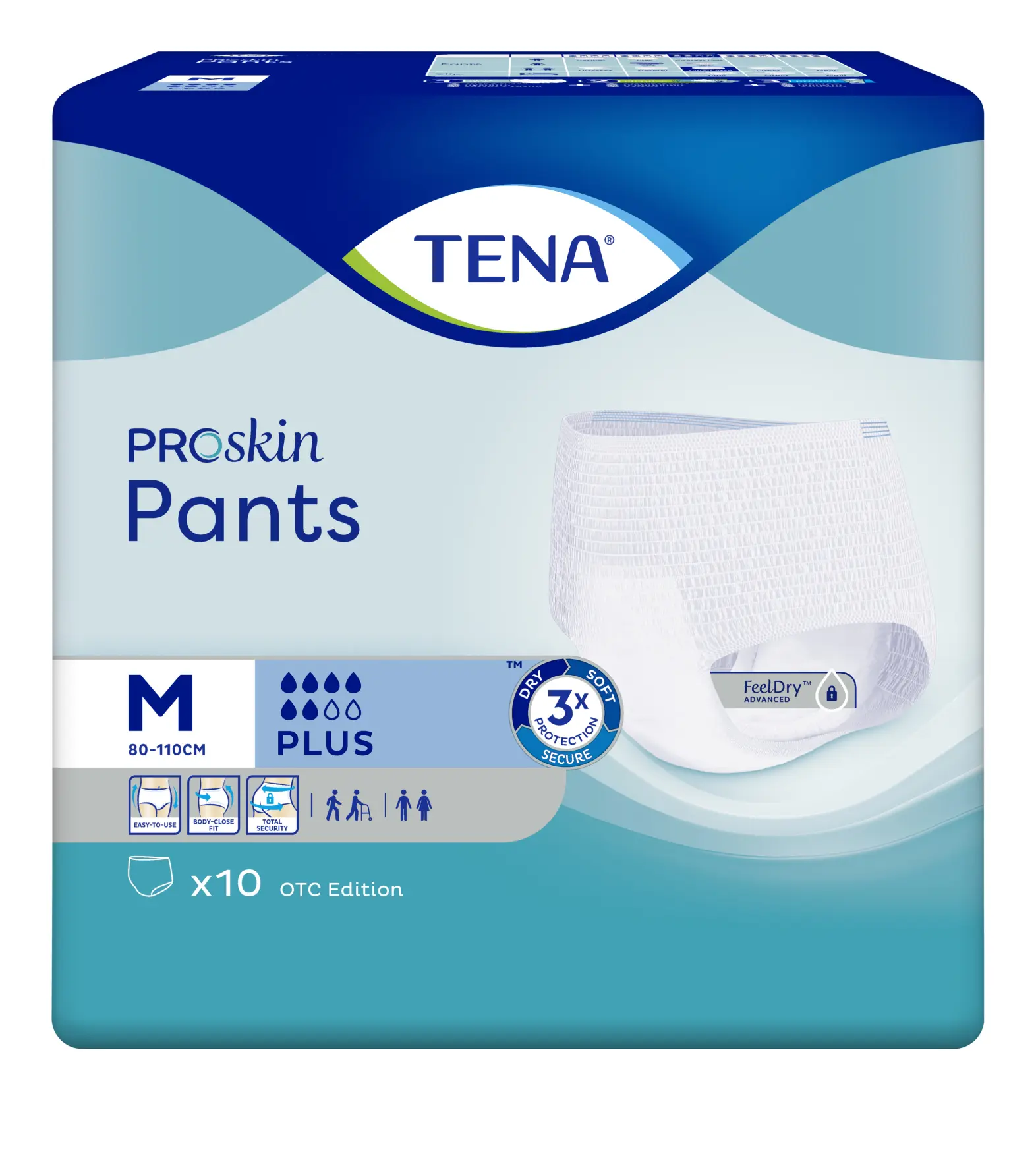 TENA Pants Plus Medium ink.kalh.10ks 792542