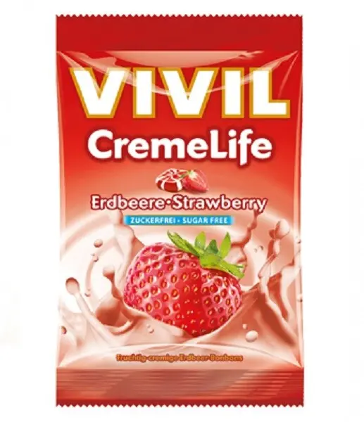 Vivil Creme life jahoda bez cukru 60 g