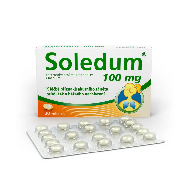 Soledum enterosolventní měkké tobolky 100 mg cps.etm.20