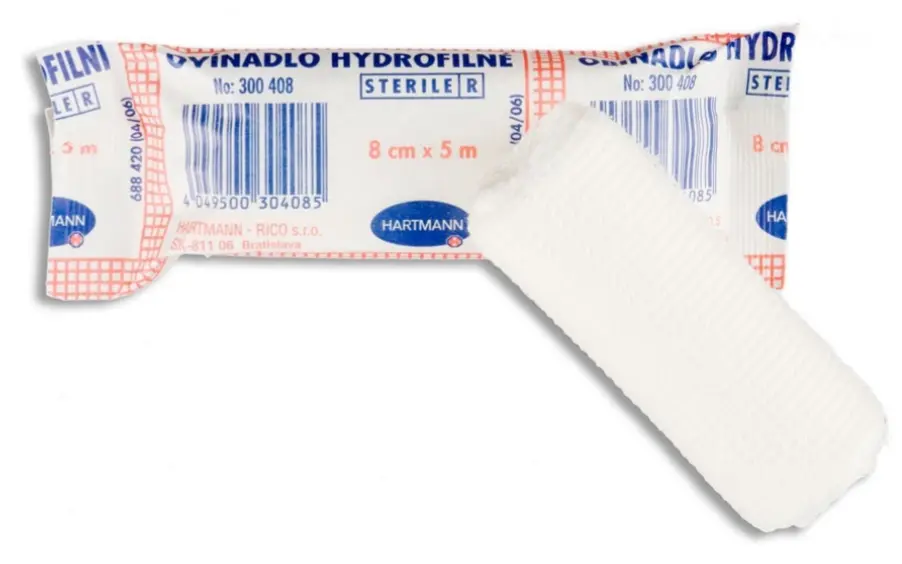 Obinadlo hydrofilní sterilní 8cmx5m 1ks