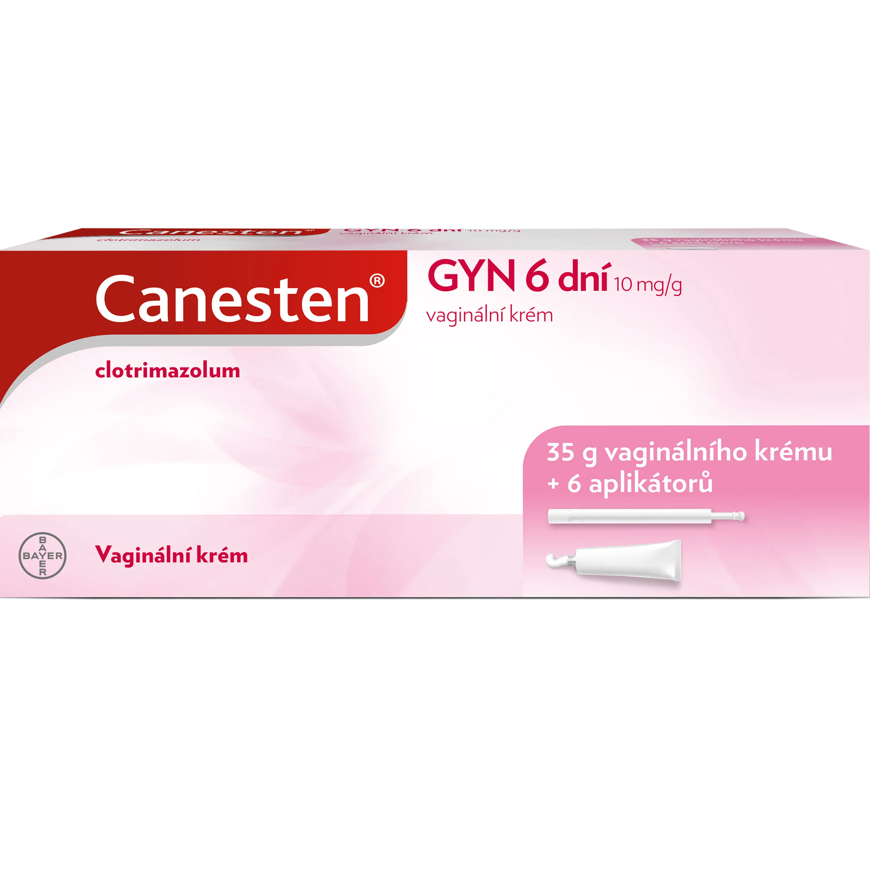 Canesten Gyn 6 dní vag.crm. 1 x 35 g apl