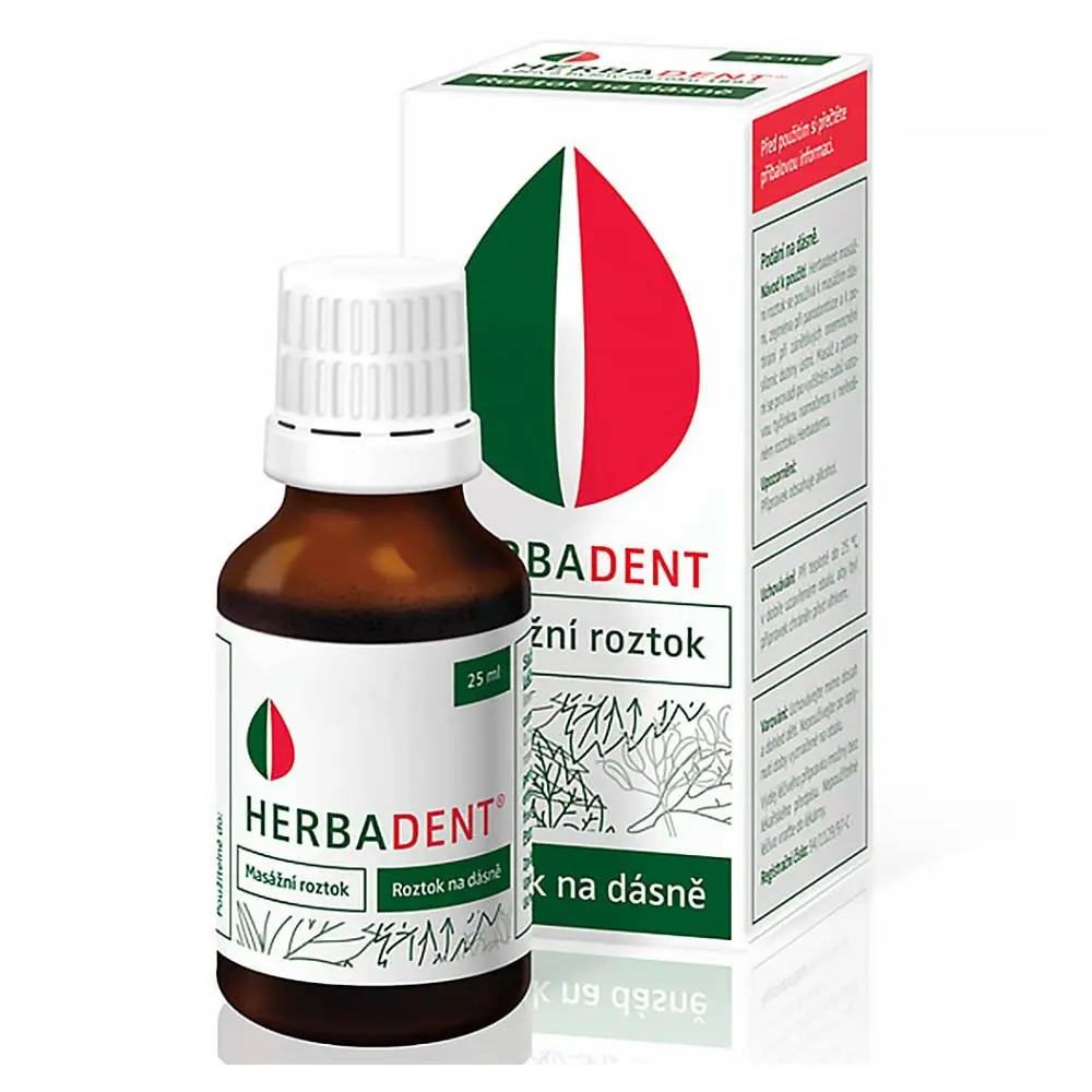 Herbadent masážní roztok gng.sol. 1 x 25 ml