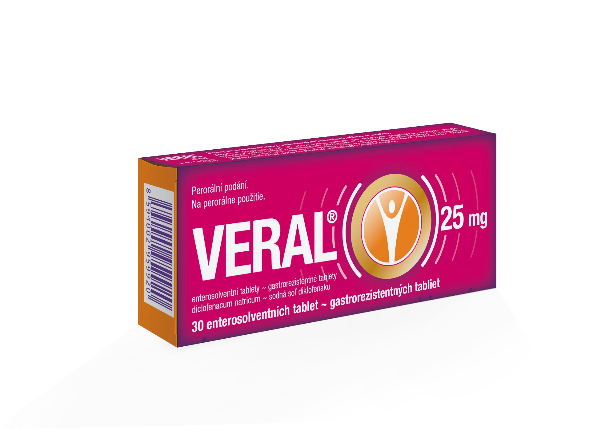 Veral 25 mg por.tbl.ent. 30 x 25 mg