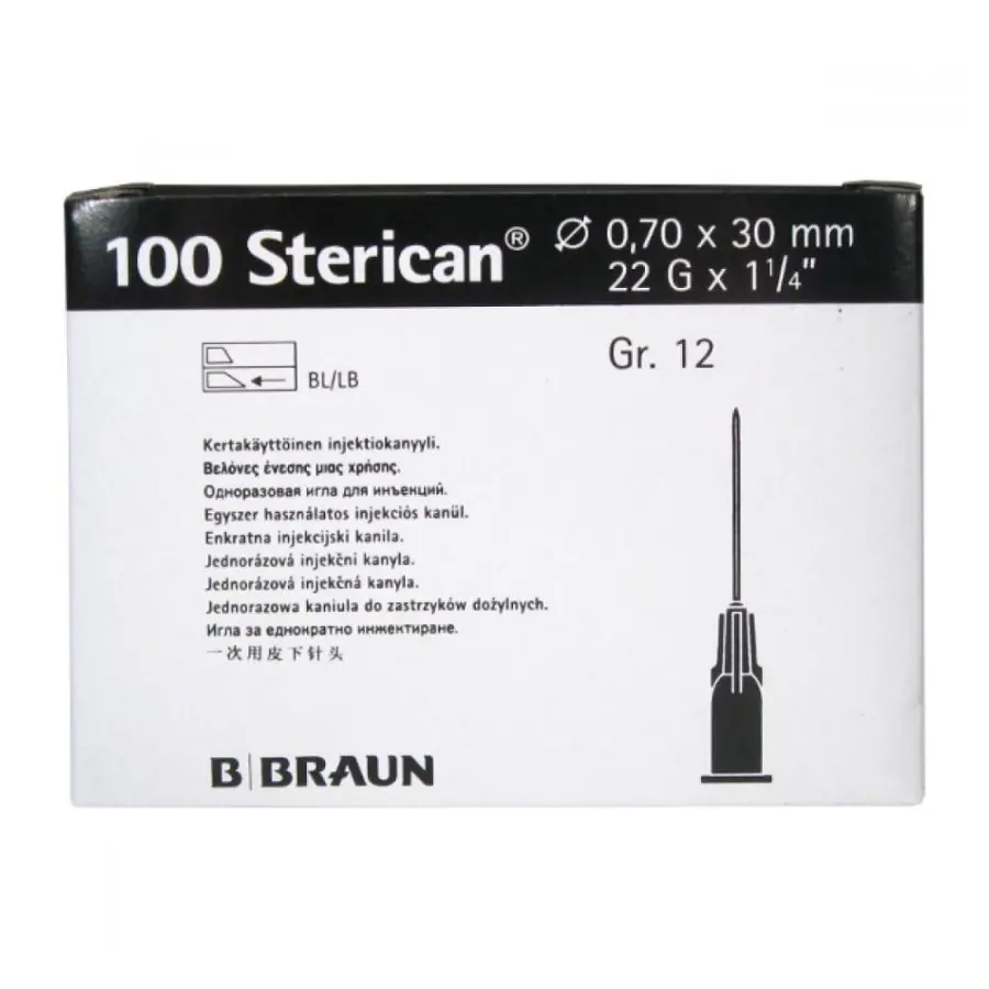 9088_0-STERICAN-INJEKCNI-JEHLA-0-7-X-30-MM-22G-CERNA-100-KS