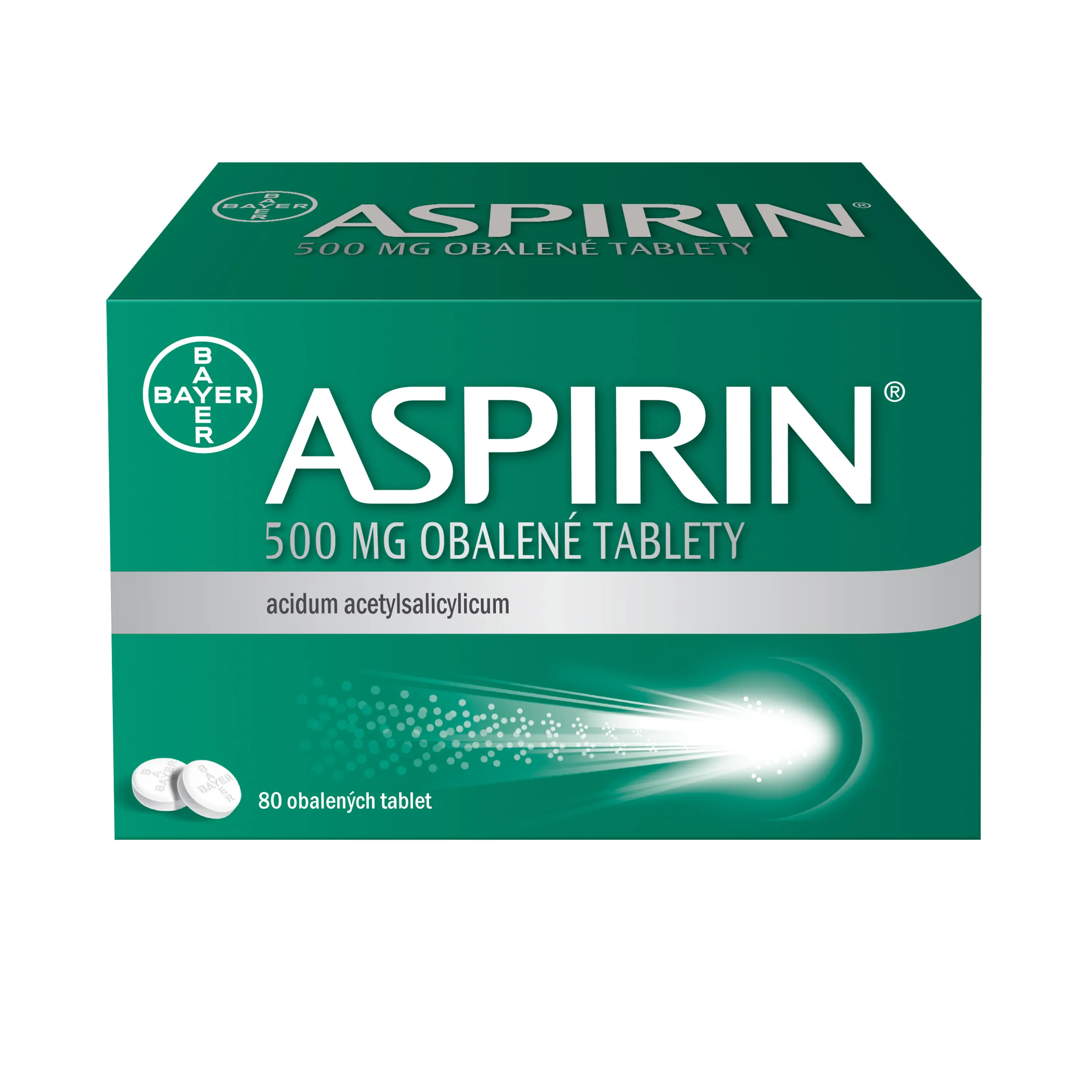 Aspirin 500 mg obalené tablety tbl.obd. 80 x 500 mg
