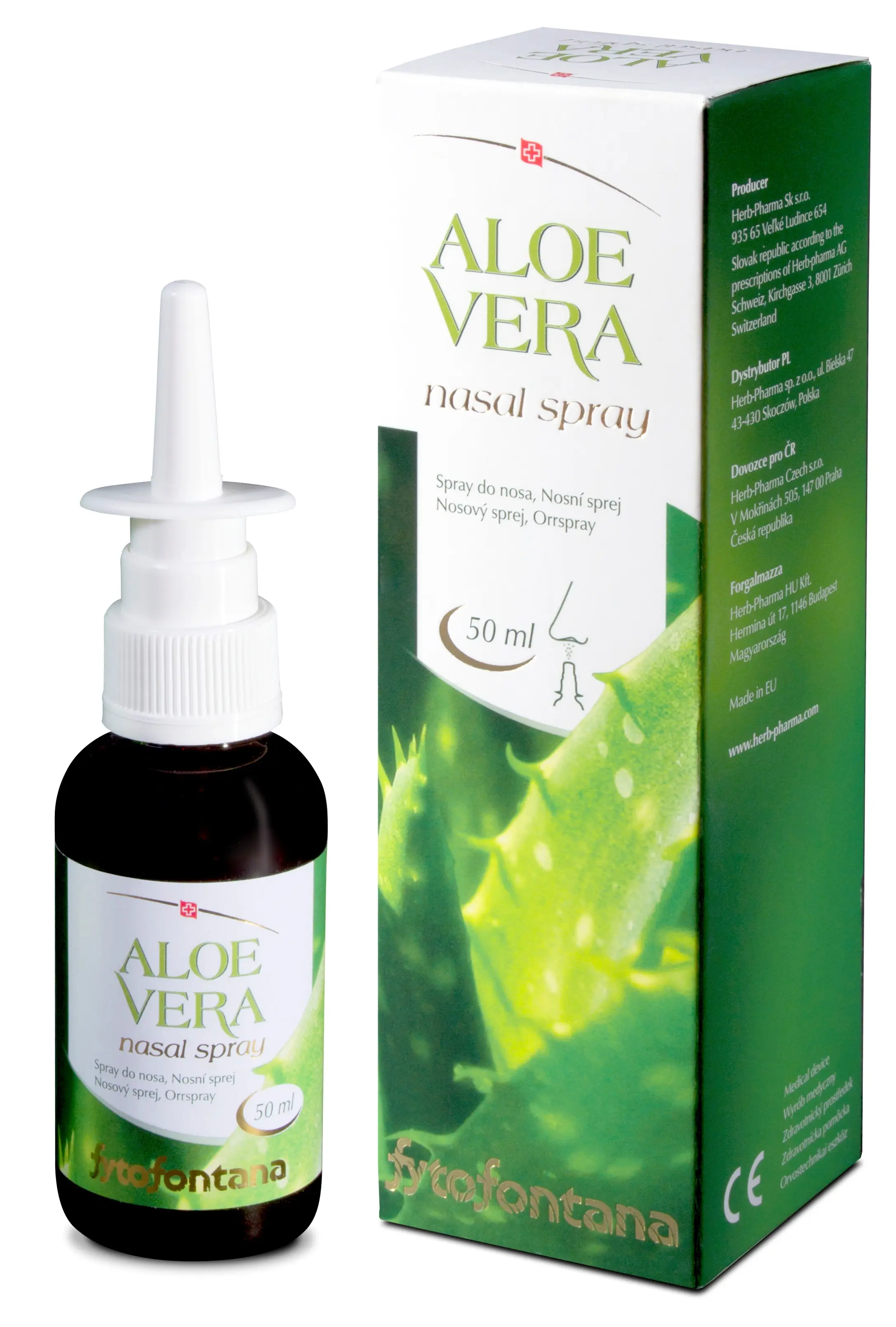 Fytofontana Aloe vera nosní sprej 20 ml