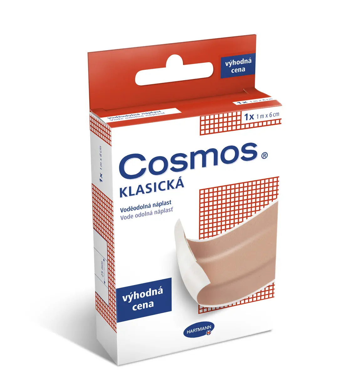 Náplast Cosmos® Klasická voděodolná 1mx6cm