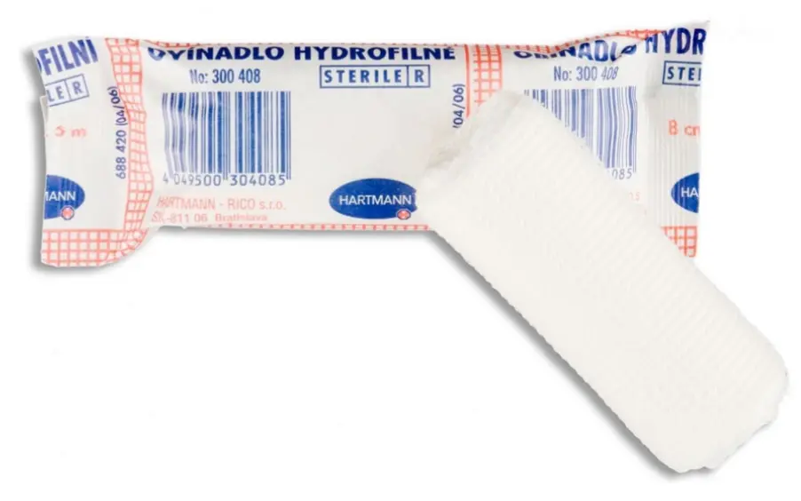 Hartmann obinadlo hydrofilní pletené sterilní 10 cm x 5 m