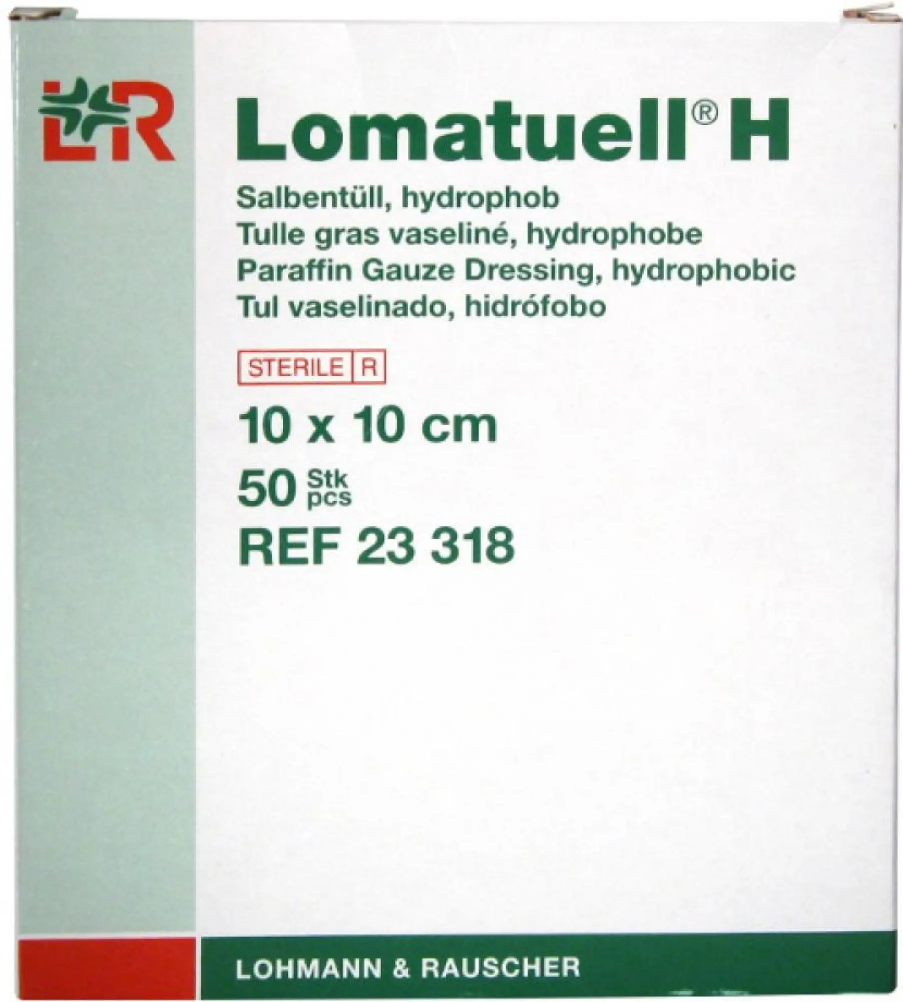 Lomatuell H Tyl mastný 10 x 10 cm 50 ks