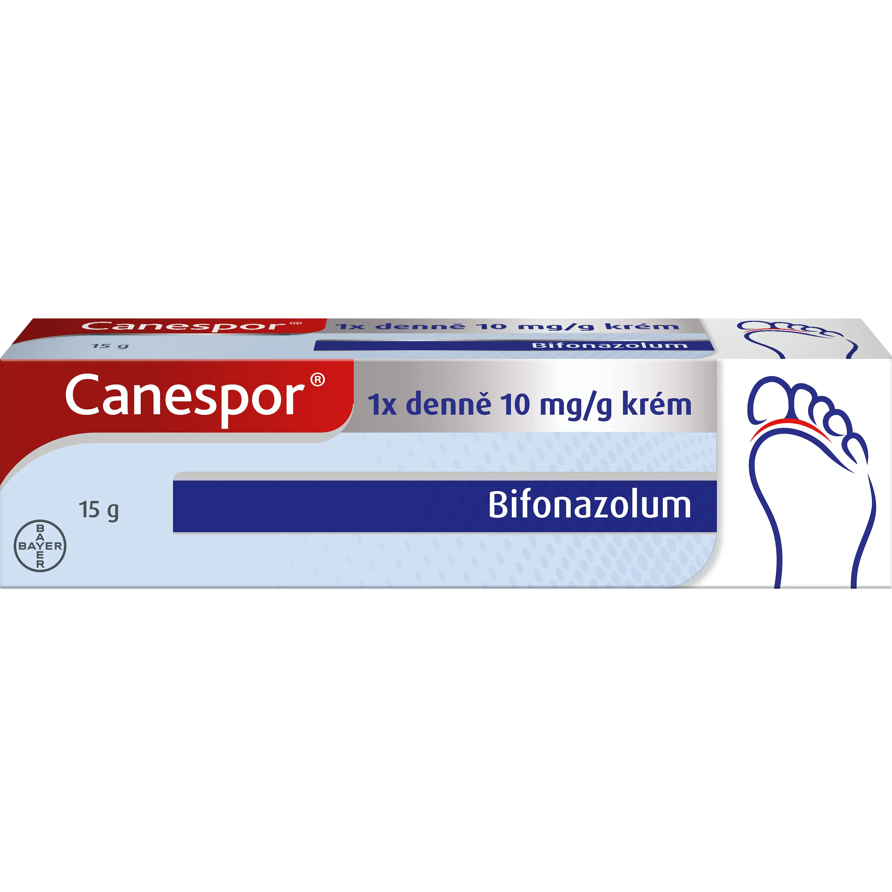 Canespor 1x denně krém drm.crm. 1 x 15 g 1%