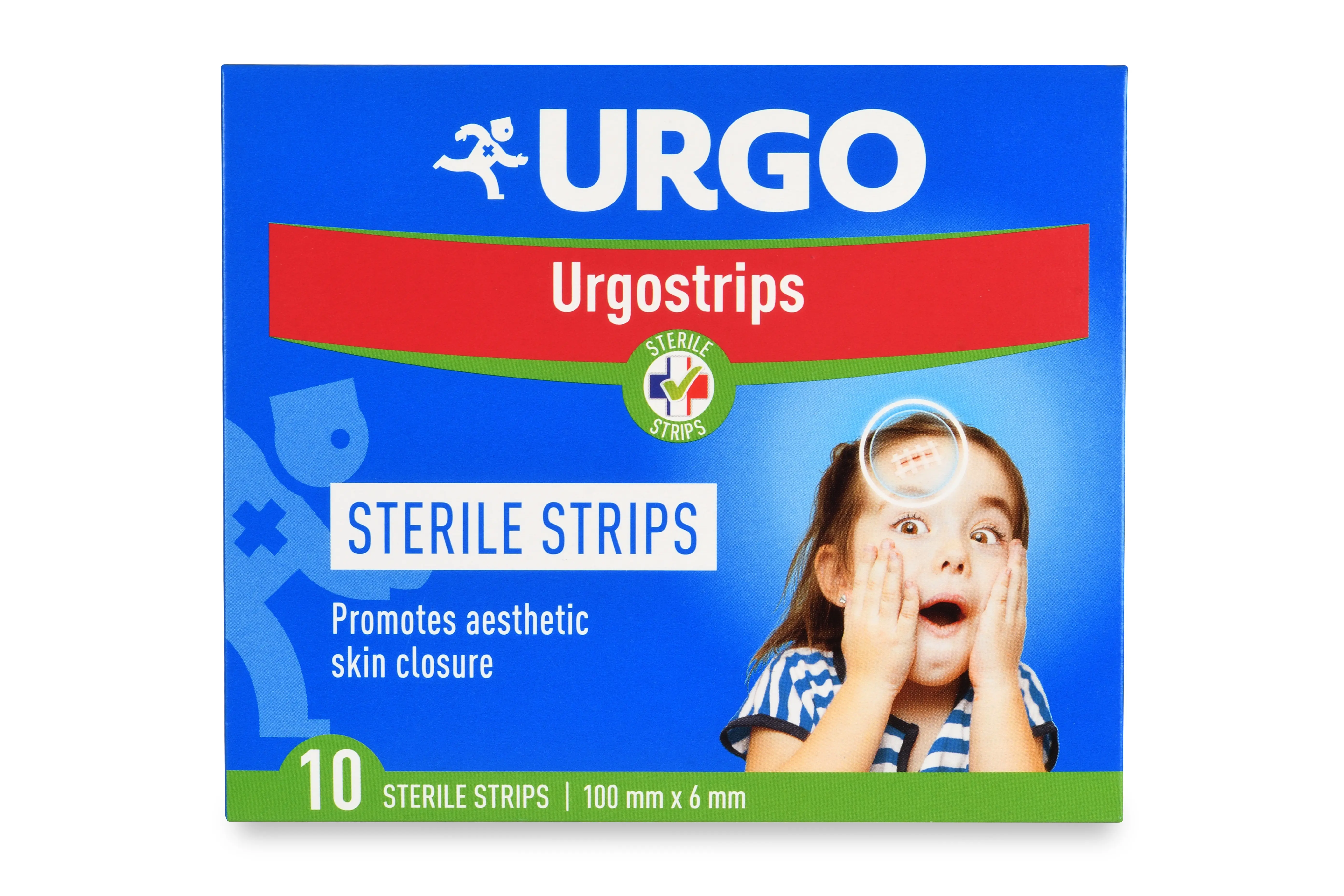 Urgo Strips náplast 100 x 6 mm náplasťové stehy 10 ks