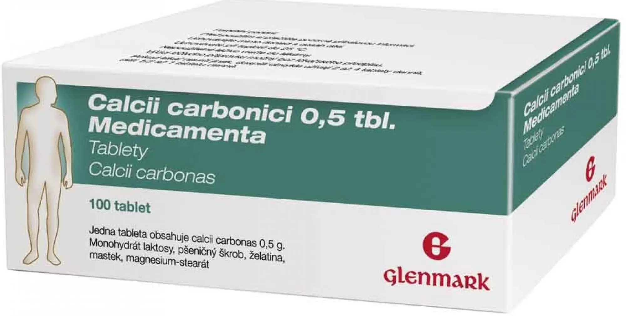 CALCII CARBONICI 0,5 TBL. MEDICAMENTA POR 0,5G TBL NOB 100