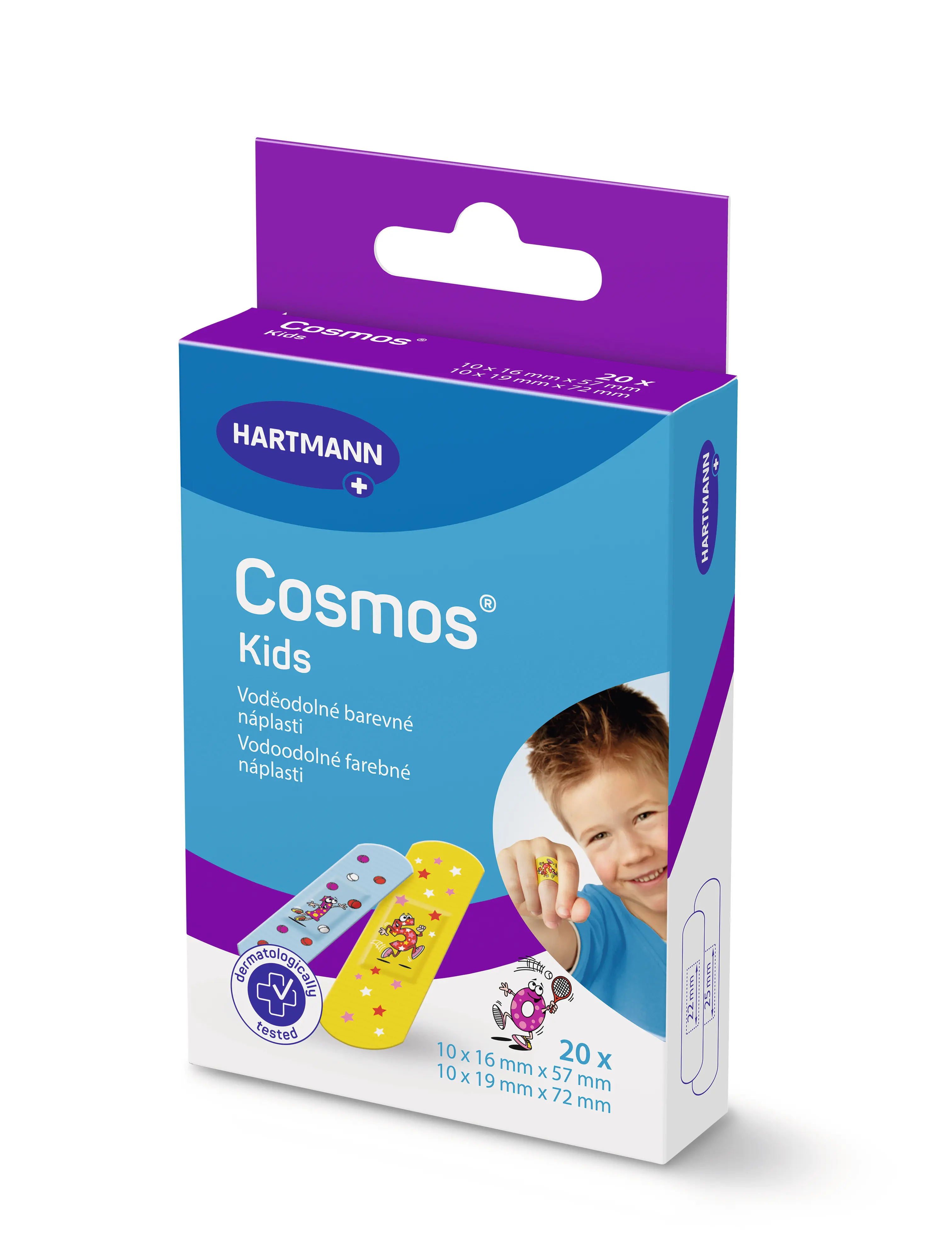 Náplast Cosmos® Dětská 20ks 2 velikosti