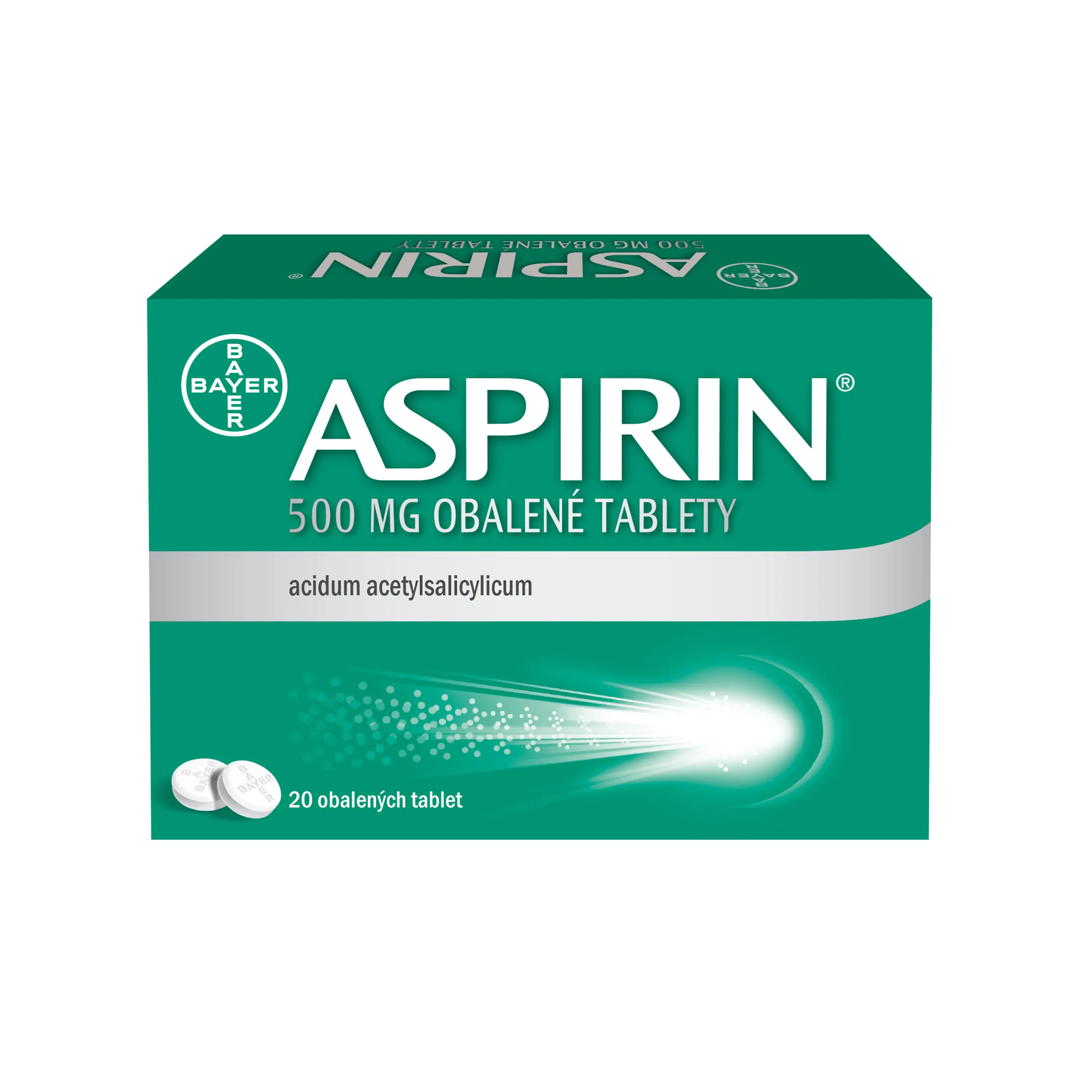 Aspirin 500 mg obalené tablety por.tbl.obd. 20 x 500 mg