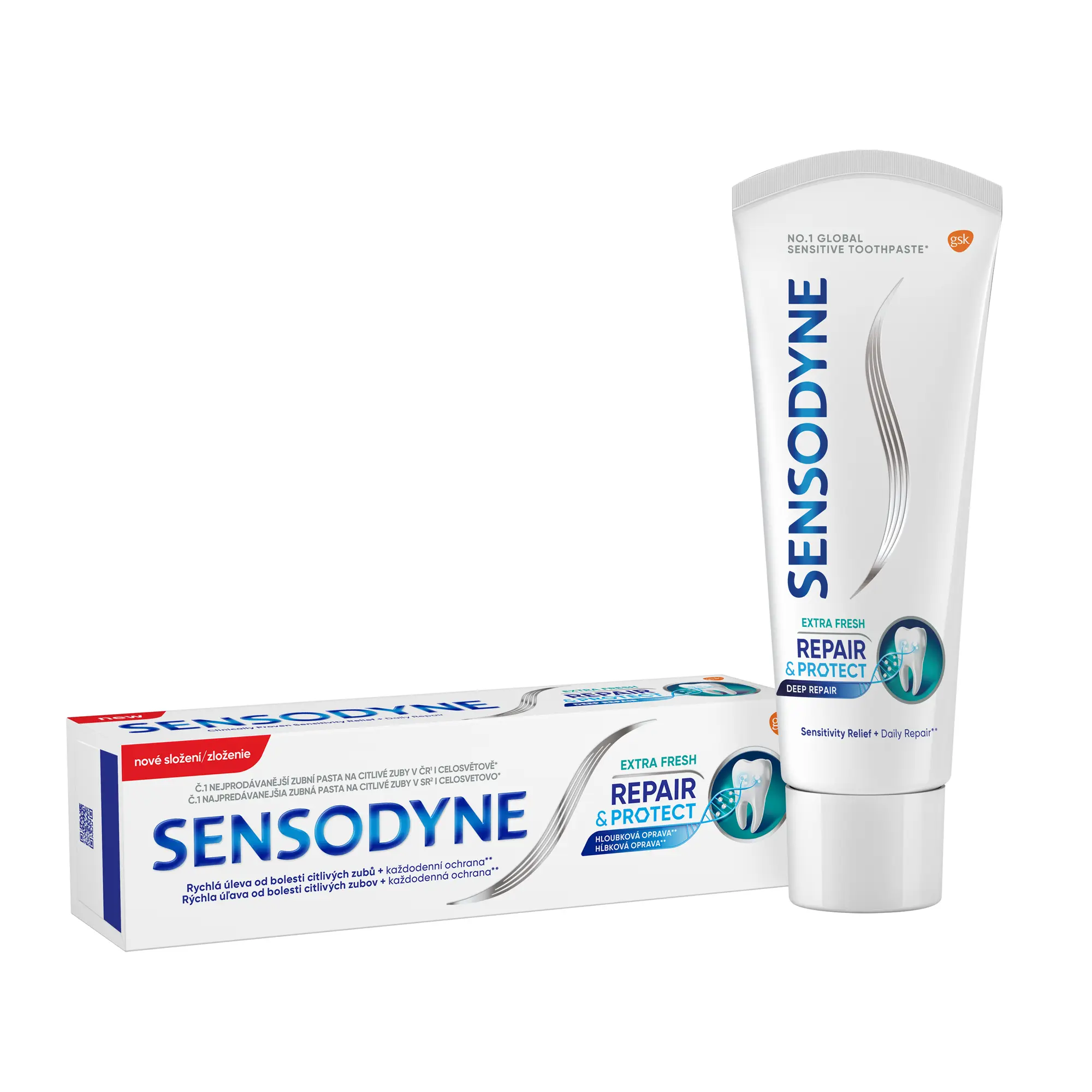 Sensodyne Repair & Protect Extra Fresh zubní pasta pro citlivé zuby 75 ml