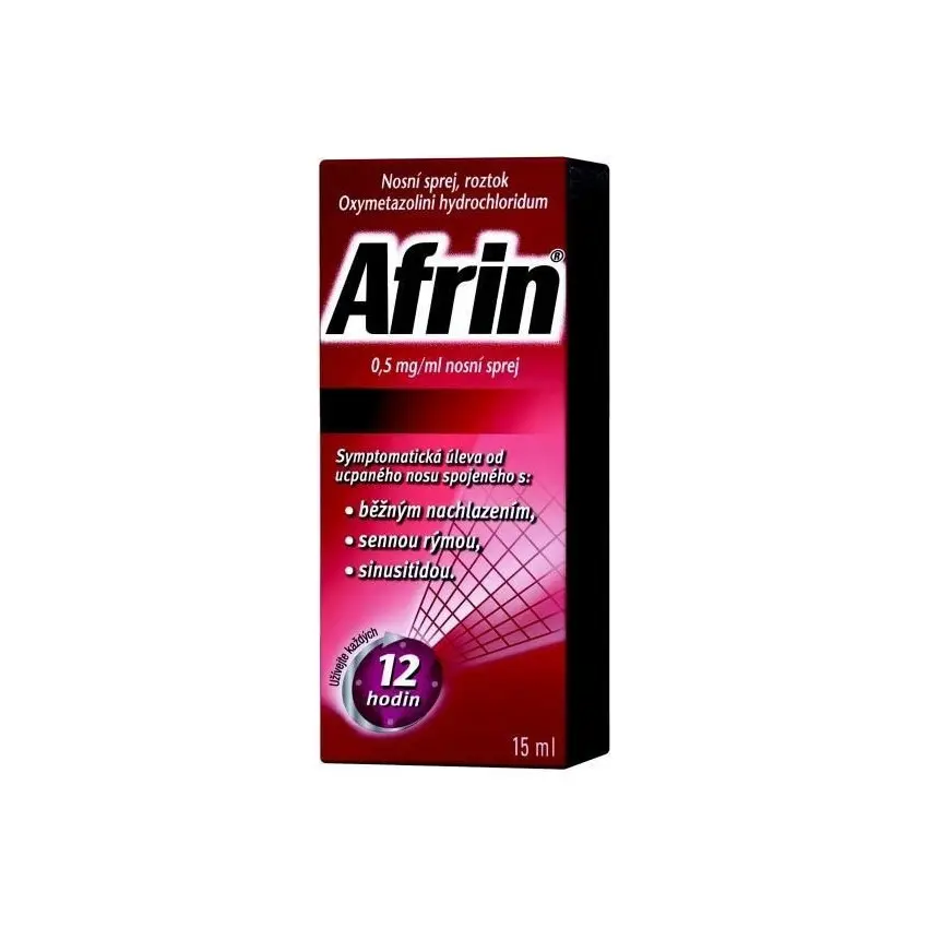 Afrin 0,5 mg/ml nosní sprej nas.spr.sol. 1 x 15 ml/7,5 mg