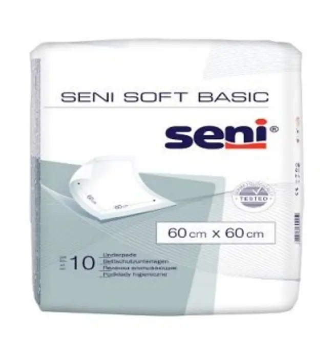 Seni Soft Basic hygienické podložky 60x60cm 10ks