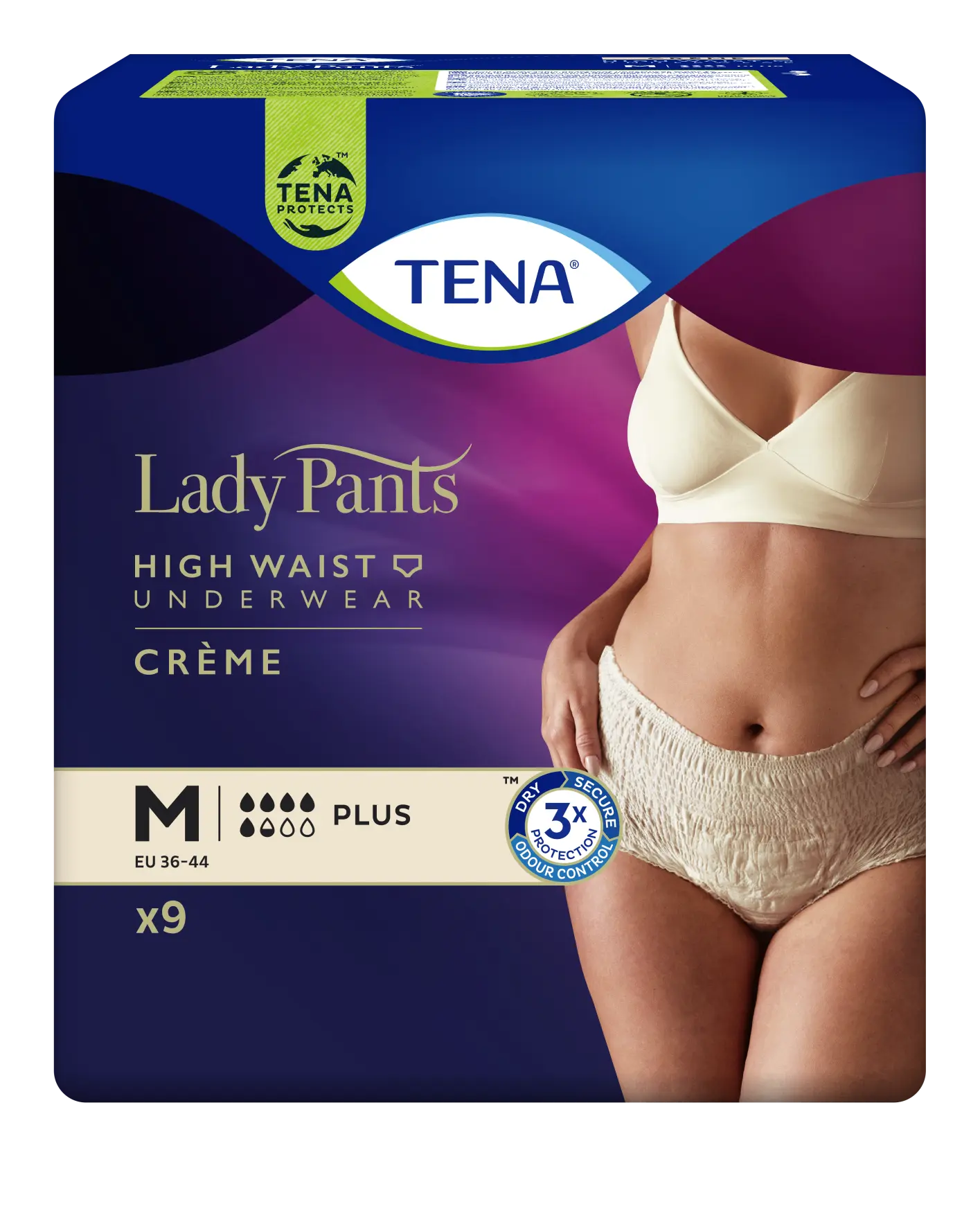 Tena Lady Pants Plus Creme M 9 ks