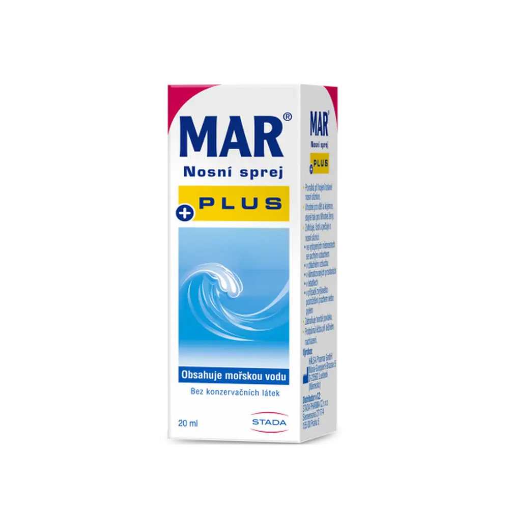 Mar Plus Nasenspray moř.voda s dexpanth. 3% 20 ml