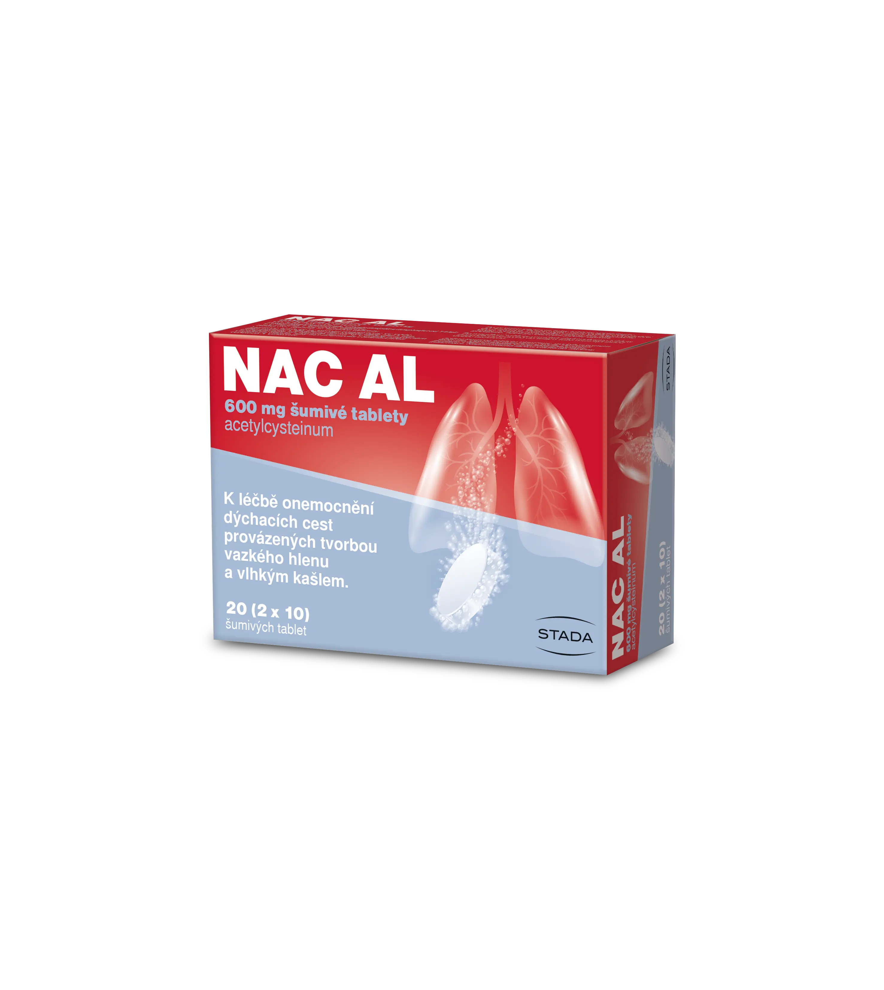 Levně NAC AL, 600 mg 20 šumivých tablet
