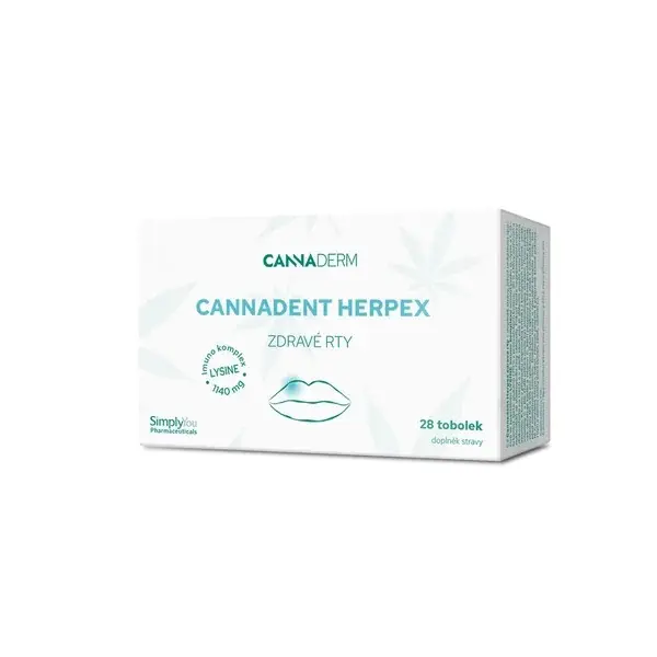 Levně Cannaderm Cannadent Herpex rty bez puchýřů 28 tobolek