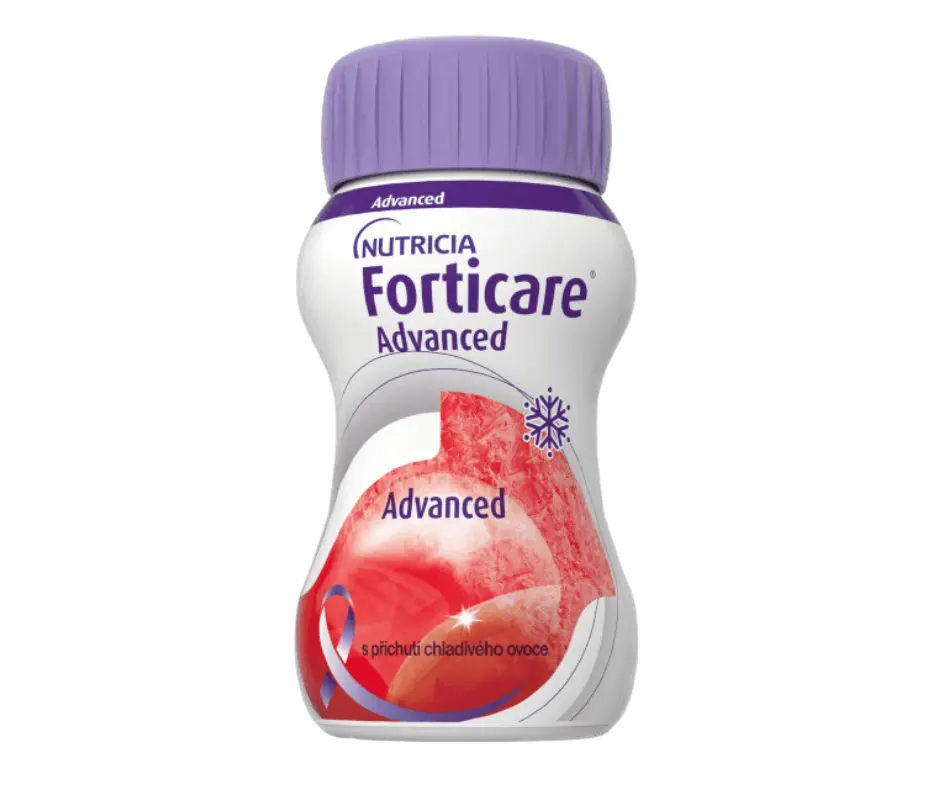 Forticare Advanced s příchutí chladivého ovoce por.sol 4 x 125 ml