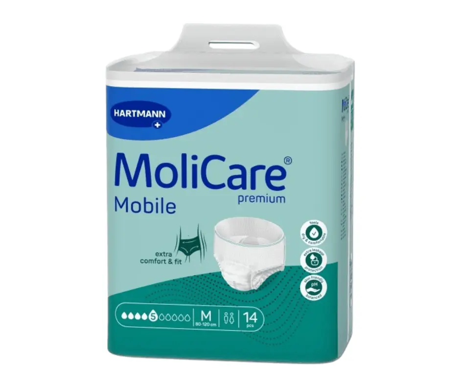 Inko. kalh. natahovací MoliCare Mobile 5k M 14ks