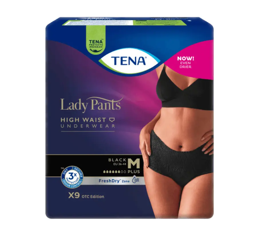 Tena Lady Pants Plus Black M 9 ks 782570