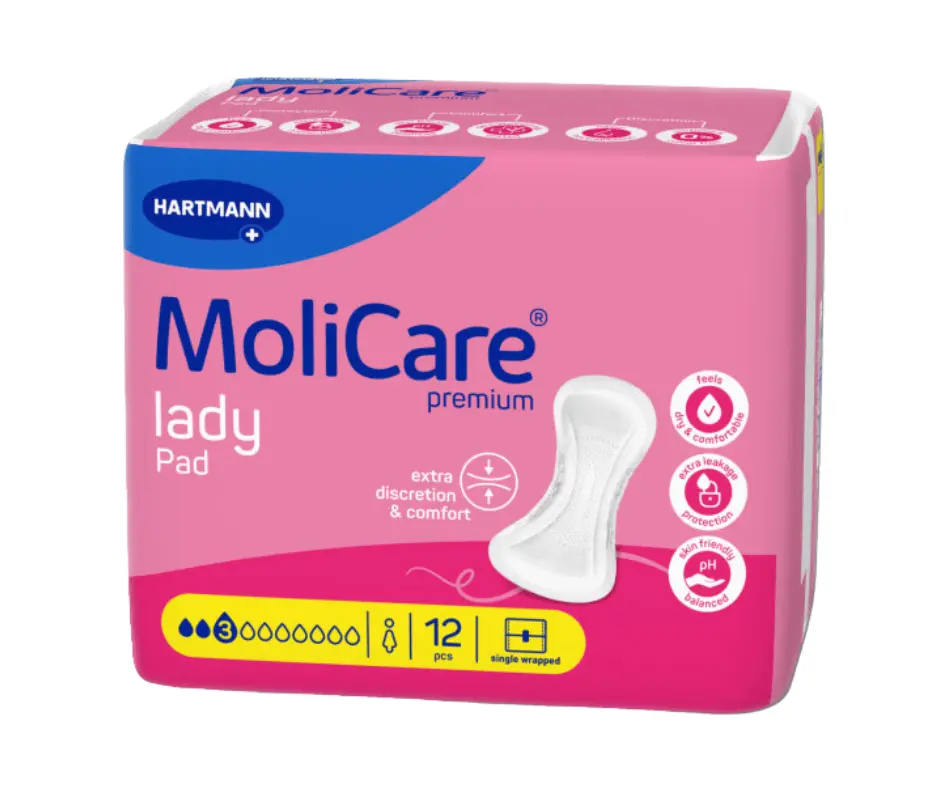 MoliCare Lady Pad inkontinenční vložky 3kap.12ks