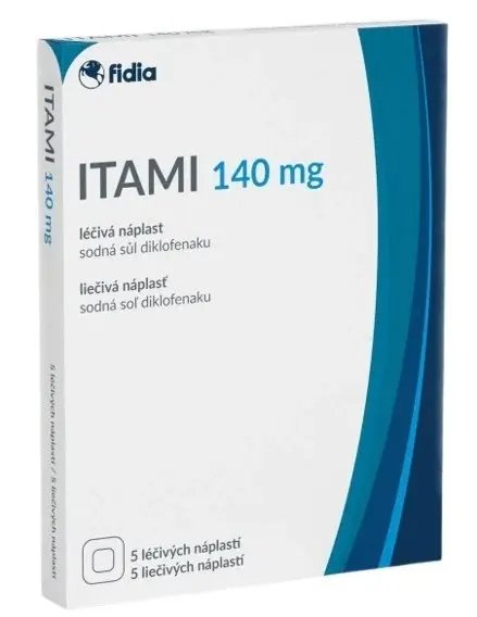 Levně ITAMI 140 mg léčivá náplast 5 ks