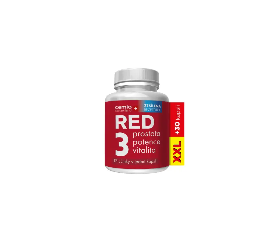 Cemio RED3 XXL 90+30 kapslí