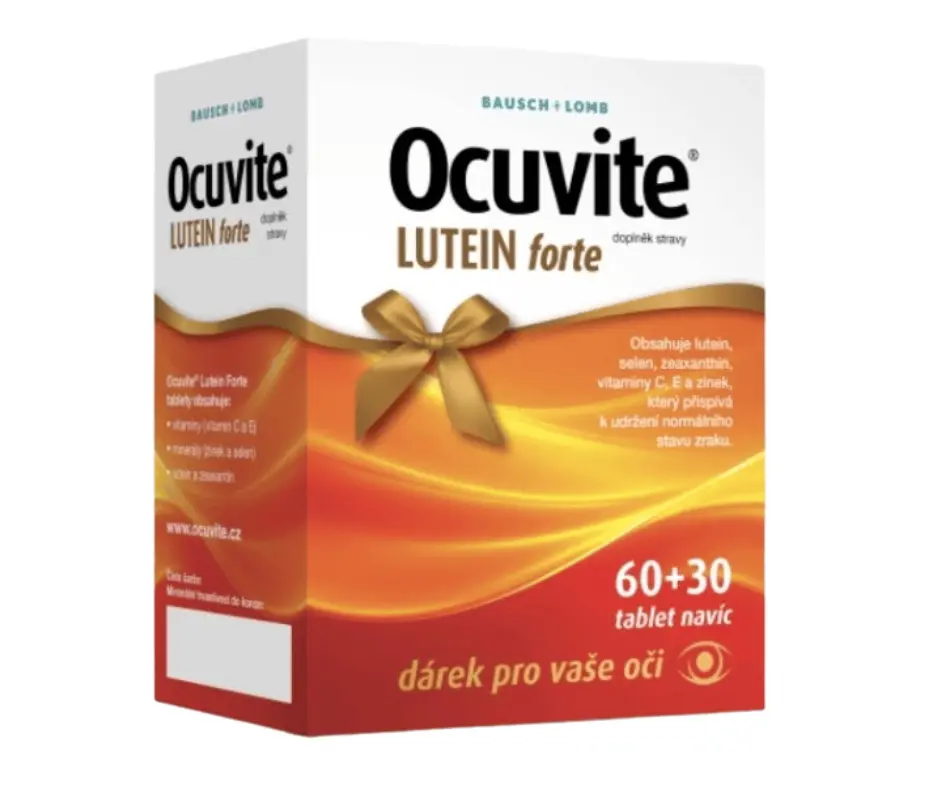 OCUVITE Lutein Forte 60 tablet +30 tablet dárek