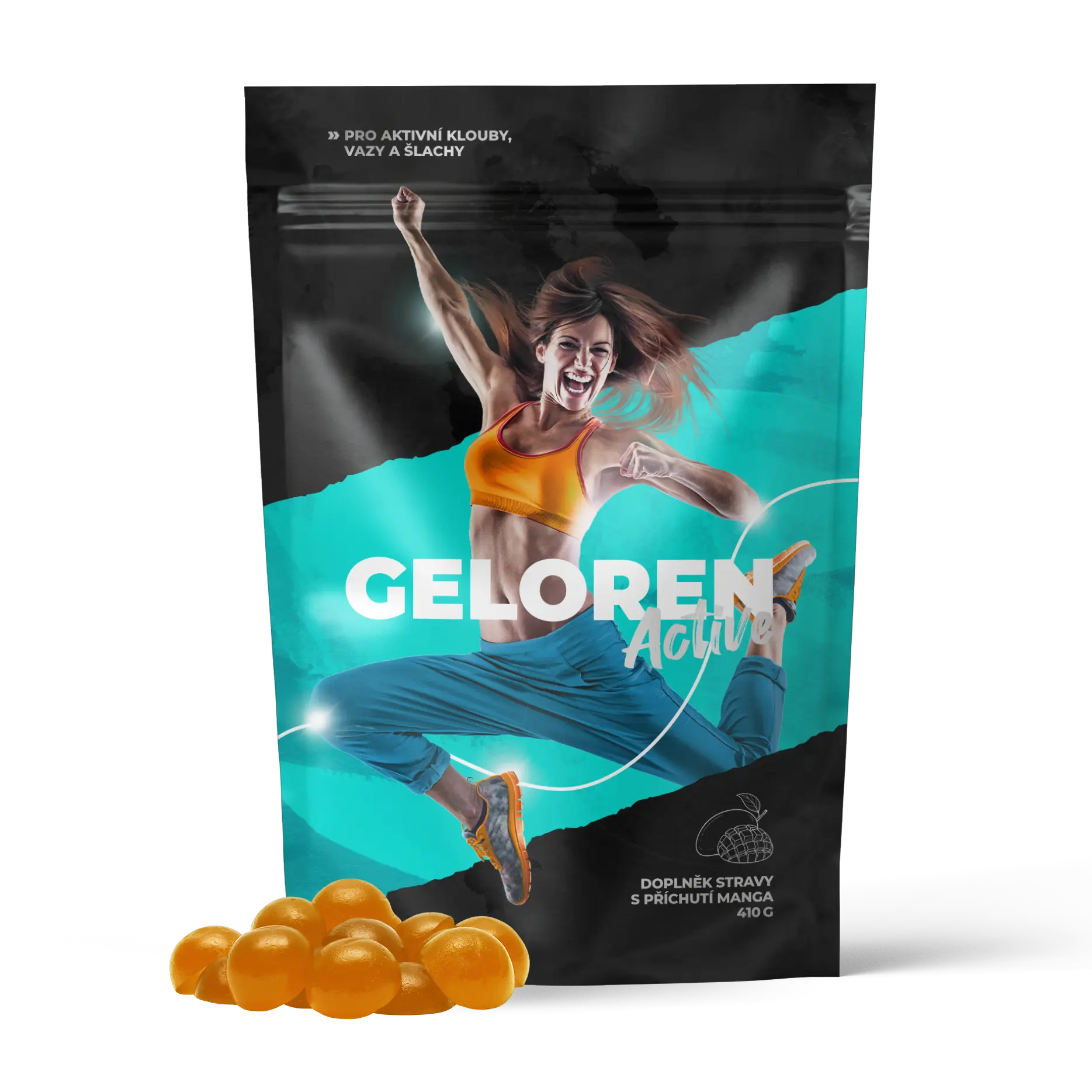 Geloren Active příchuť mango 90 želé tablet