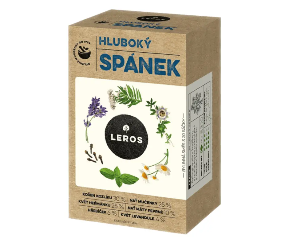 LEROS Hluboký spánek čaj 20x1g