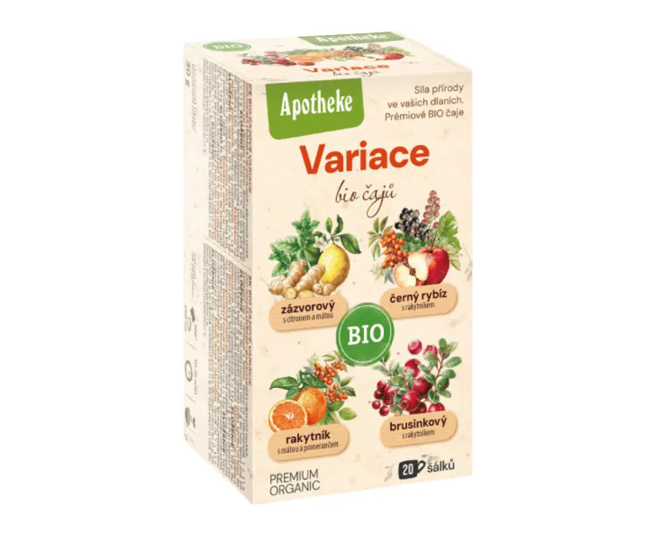 Levně Apotheke BIO Variace bio čajů 20 sáčků