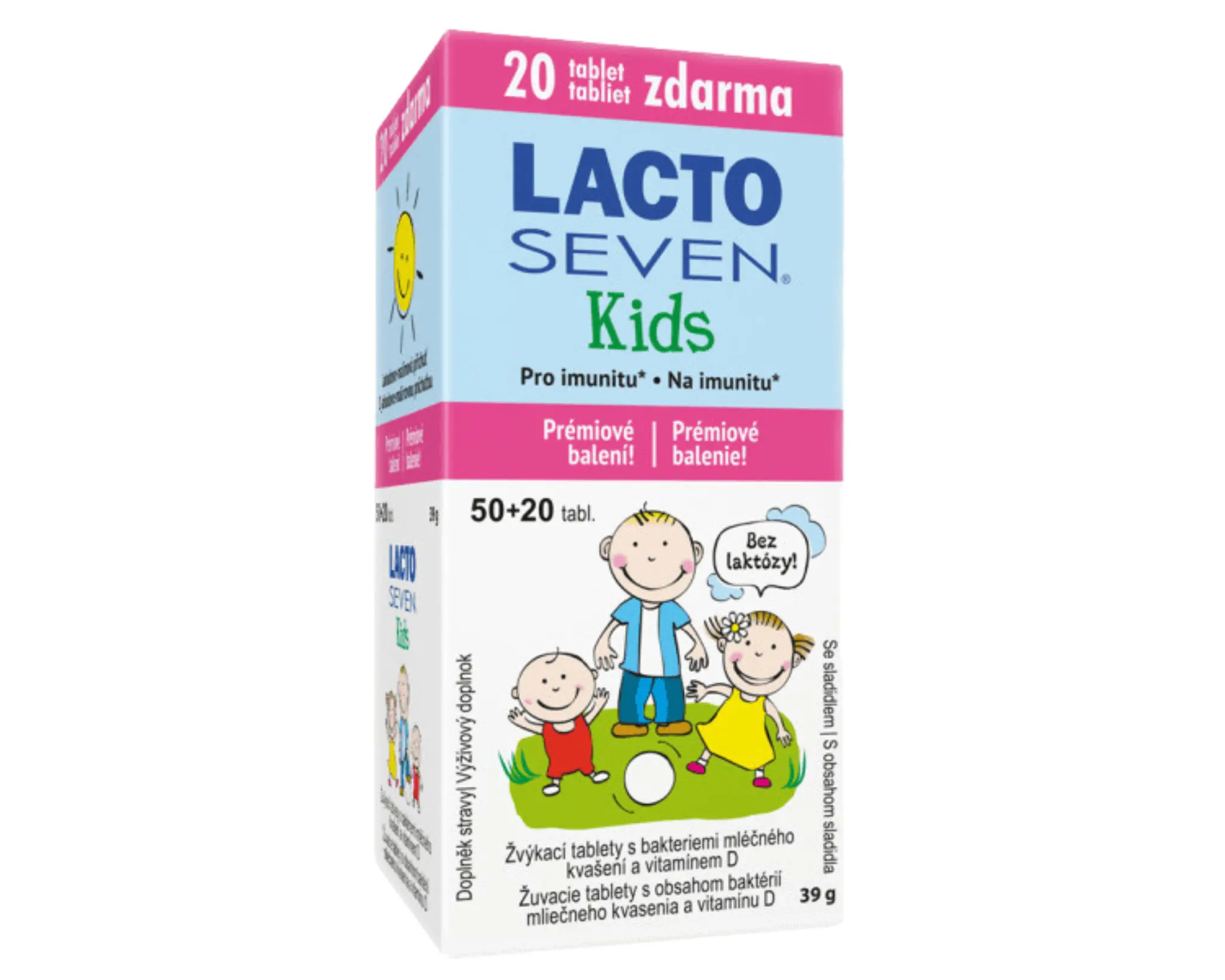 Levně Lacto Seven Kids 70 tablet