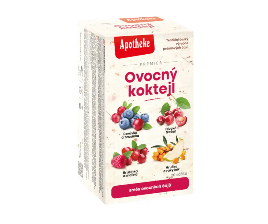 Apotheke Premier Ovocný koktejl směs čajů 20 sáčků